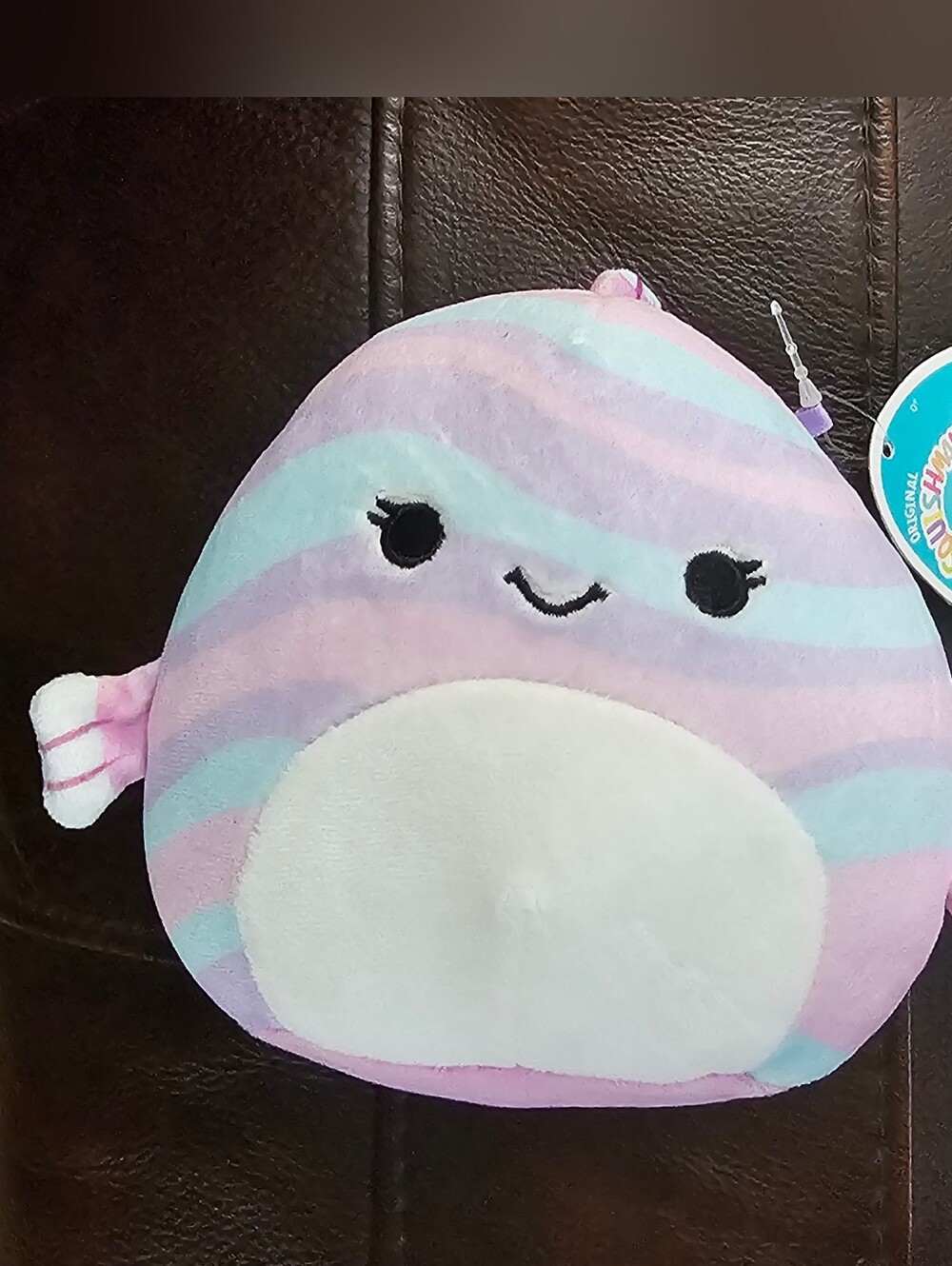 Squishmallow Martina the Lipstick Artist Fish 5 Inch Plush Toy New With Tags
